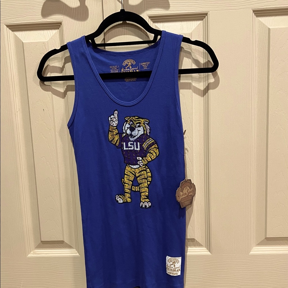 LSU womens tank top - Authentic Retro Sport Heisman Collection never worn